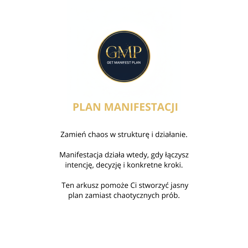 Plan Manifestacji PDF – Jak urzeczywistniać cele | Get Manifest Plan